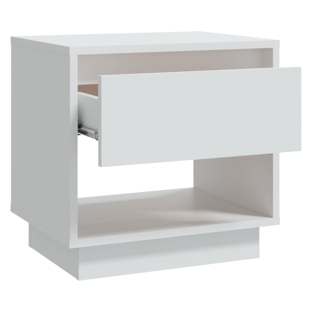 Comodino Bianco 45x34x44 cm in Truciolato cod mxl 31232