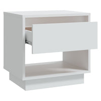 Comodino Bianco 45x34x44 cm in Truciolato cod mxl 31232