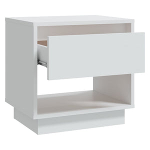 Comodino Bianco 45x34x44 cm in Truciolato cod mxl 31232