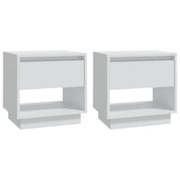 Comodini 2 pz Bianchi 45x34x44 cm in Truciolato cod mxl 48612