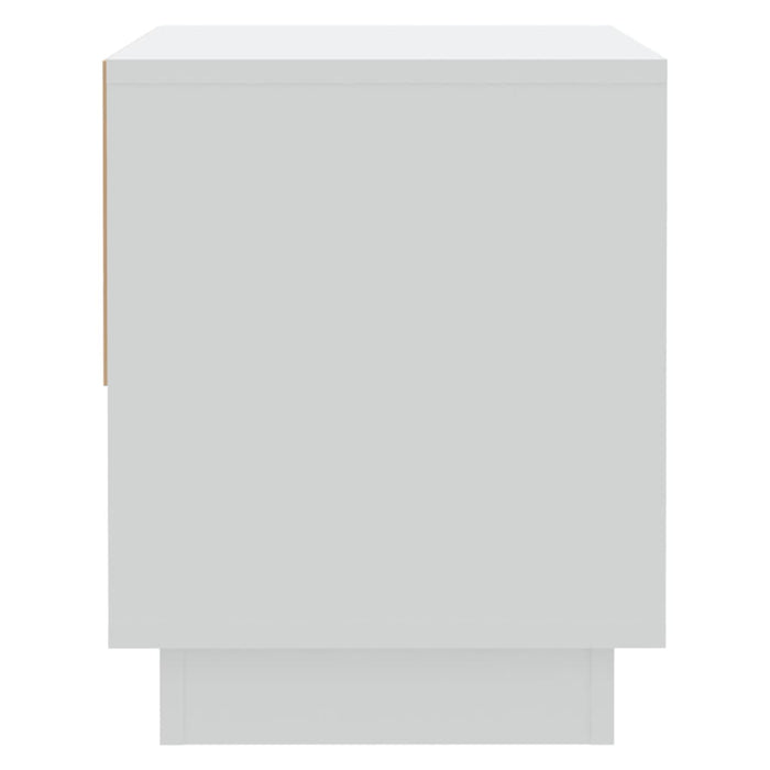 Comodini 2 pz-Set di 2 Tavolino da notte Bianchi 45x34x44 cm in Truciolato