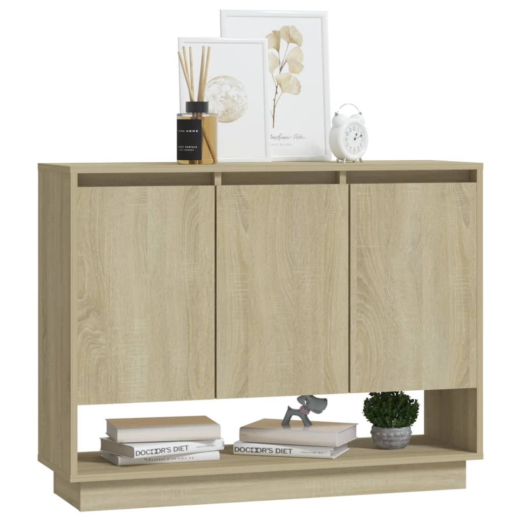 Credenza Rovere Sonoma 97x31x75 cm in Truciolato 809533