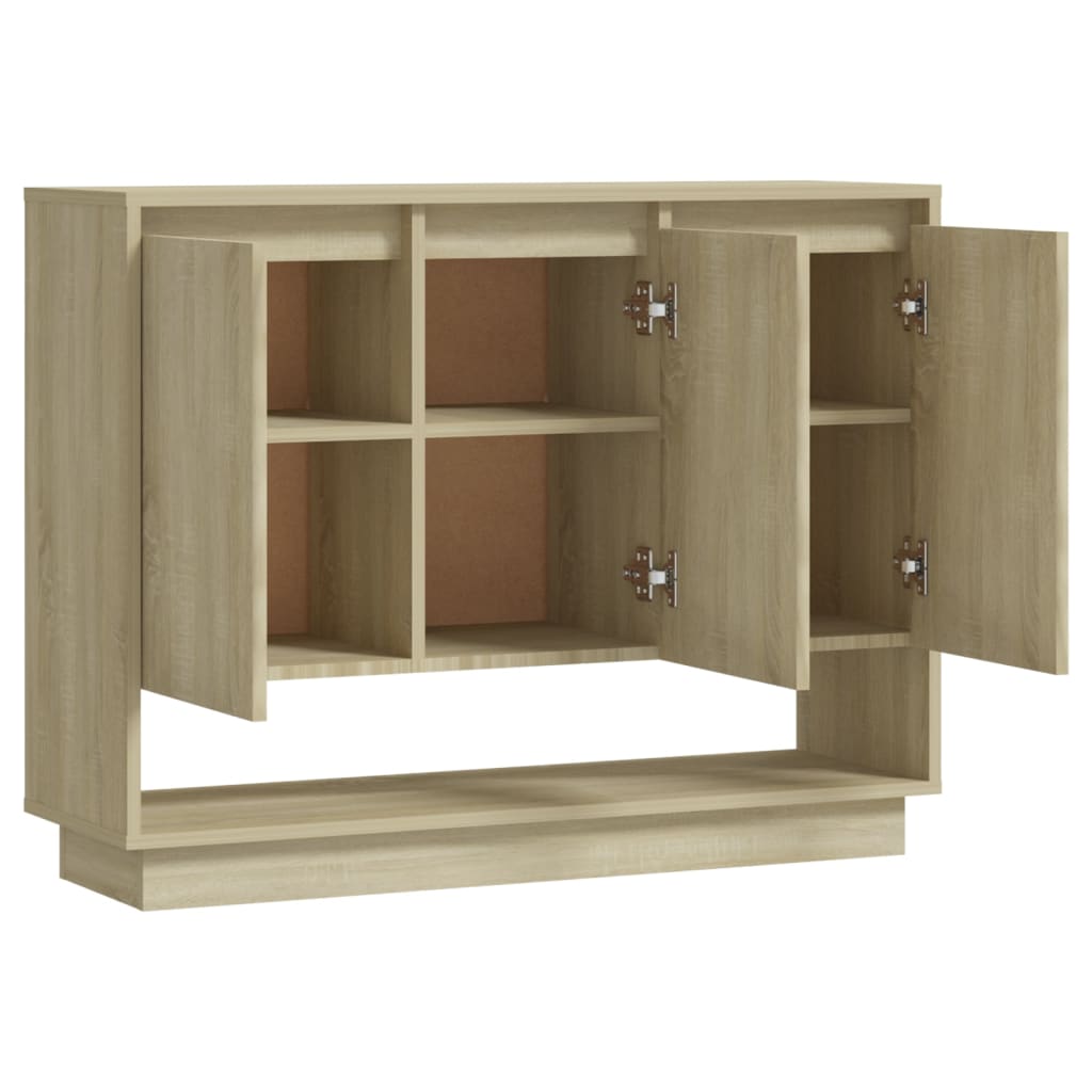 Credenza-Buffet-Armadio da cucina Rovere Sonoma 97x31x75 cm in Truciolato