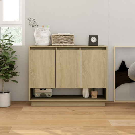 Credenza-Buffet-Armadio da cucina Rovere Sonoma 97x31x75 cm in Truciolato