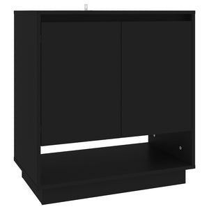 Credenza Nera 70x41x75 cm in Truciolato 809540
