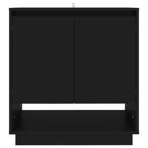Credenza Nera 70x41x75 cm in Truciolato 809540