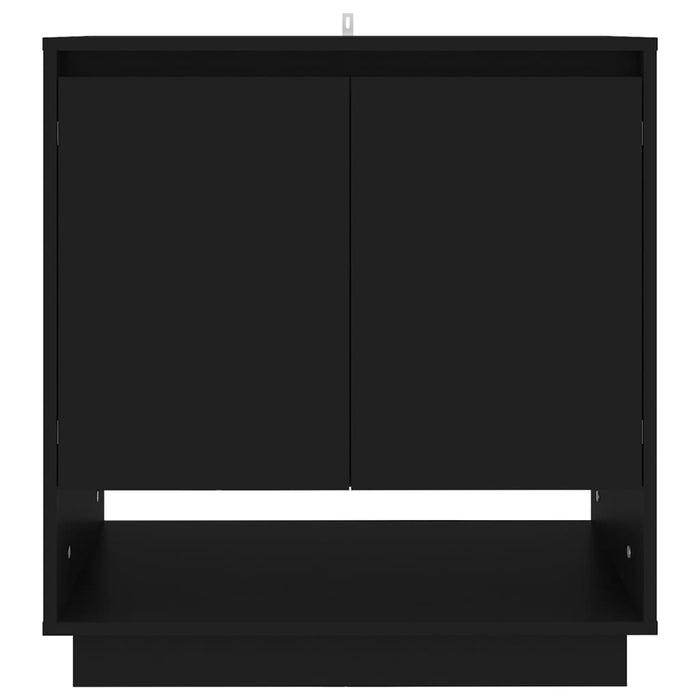Credenza Nera 70x41x75 cm in Truciolato 809540