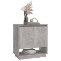 Credenza Grigio Cemento 70x41x75 cm in Truciolato 809543