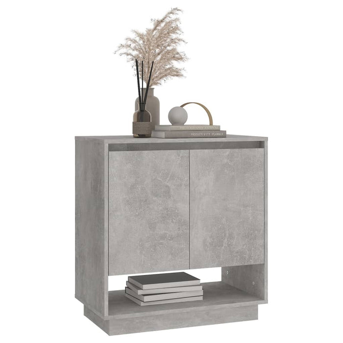 Credenza Grigio Cemento 70x41x75 cm in Truciolato 809543