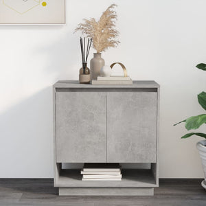 Credenza Grigio Cemento 70x41x75 cm in Truciolato 809543