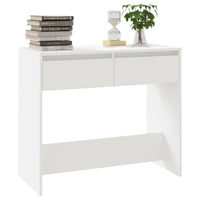 Tavolo Consolle Bianco 89x41x76,5 cm in Acciaio cod mxl 13262