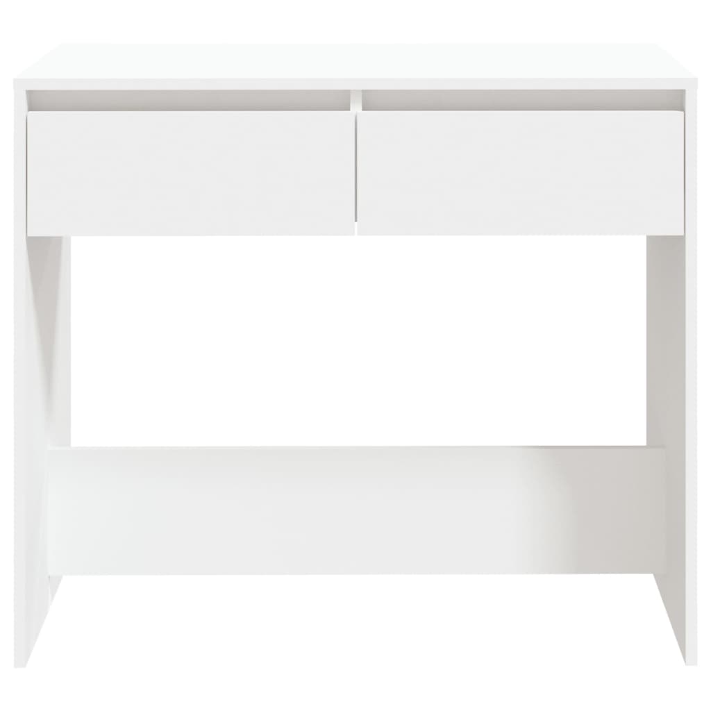 Tavolo Consolle Bianco 89x41x76,5 cm in Acciaio cod mxl 13262