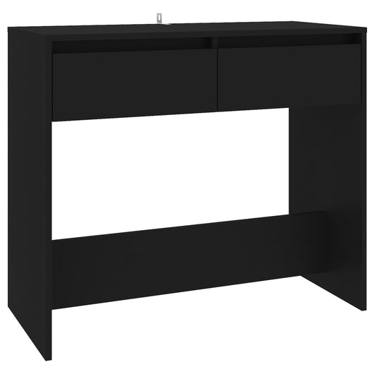 Tavolo Consolle Nero 89x41x76,5 cm in Acciaio 809567