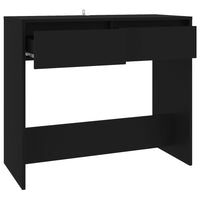 Tavolo Consolle Nero 89x41x76,5 cm in Acciaio 809567