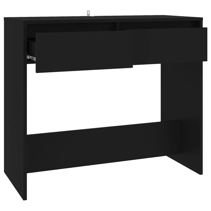 Tavolo Consolle Nero 89x41x76,5 cm in Acciaio 809567