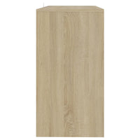 Tavolo Consolle Rovere Sonoma 89x41x76,5 cm in Acciaio cod mxl 25054