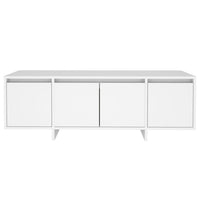 Mobile TV-Credenza TV-Console TV Bianco 120x30x40,5 cm in Truciolato