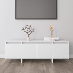 Mobile TV-Credenza TV-Console TV Bianco 120x30x40,5 cm in Truciolato