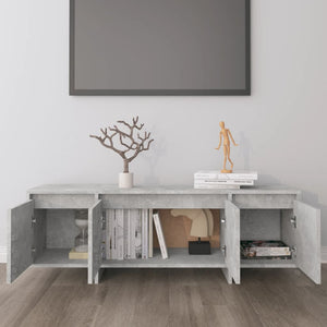 Mobile TV-Credenza TV-Console TV Grigio Cemento 120x30x40,5 cm in Truciolato