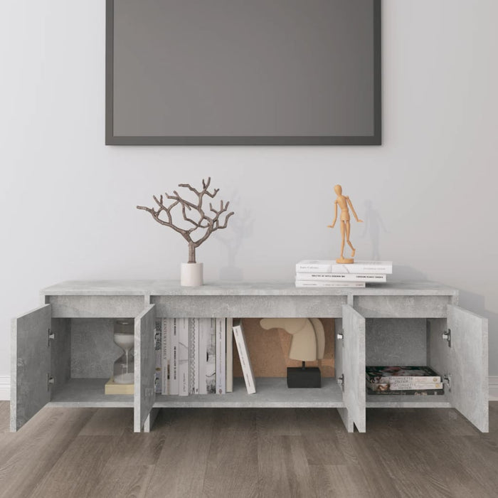 Mobile TV-Credenza TV-Console TV Grigio Cemento 120x30x40,5 cm in Truciolato
