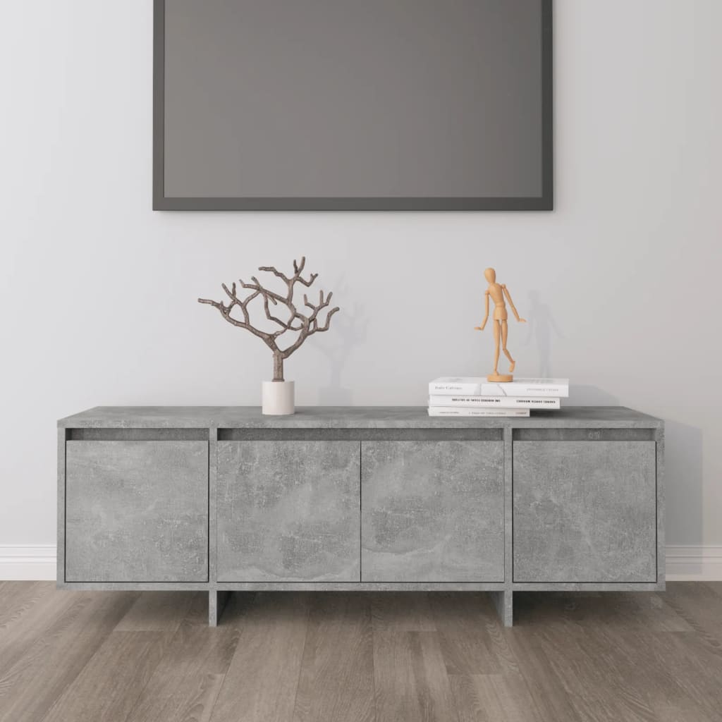 Mobile TV-Credenza TV-Console TV Grigio Cemento 120x30x40,5 cm in Truciolato