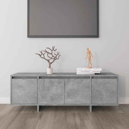 Mobile TV-Credenza TV-Console TV Grigio Cemento 120x30x40,5 cm in Truciolato
