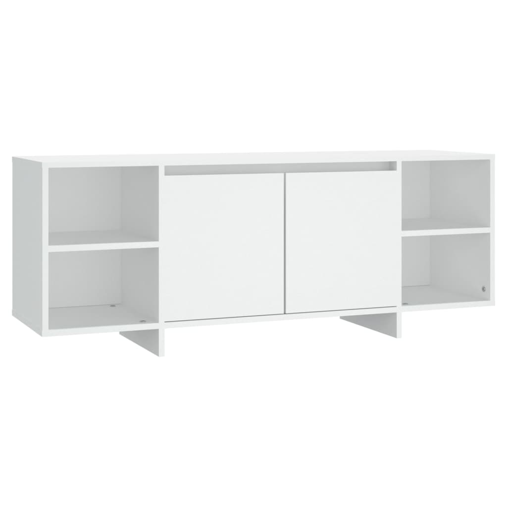 Mobile Porta TV-Mobile per TV-Credenza TV Bianco 130x35x50 cm in Truciolato