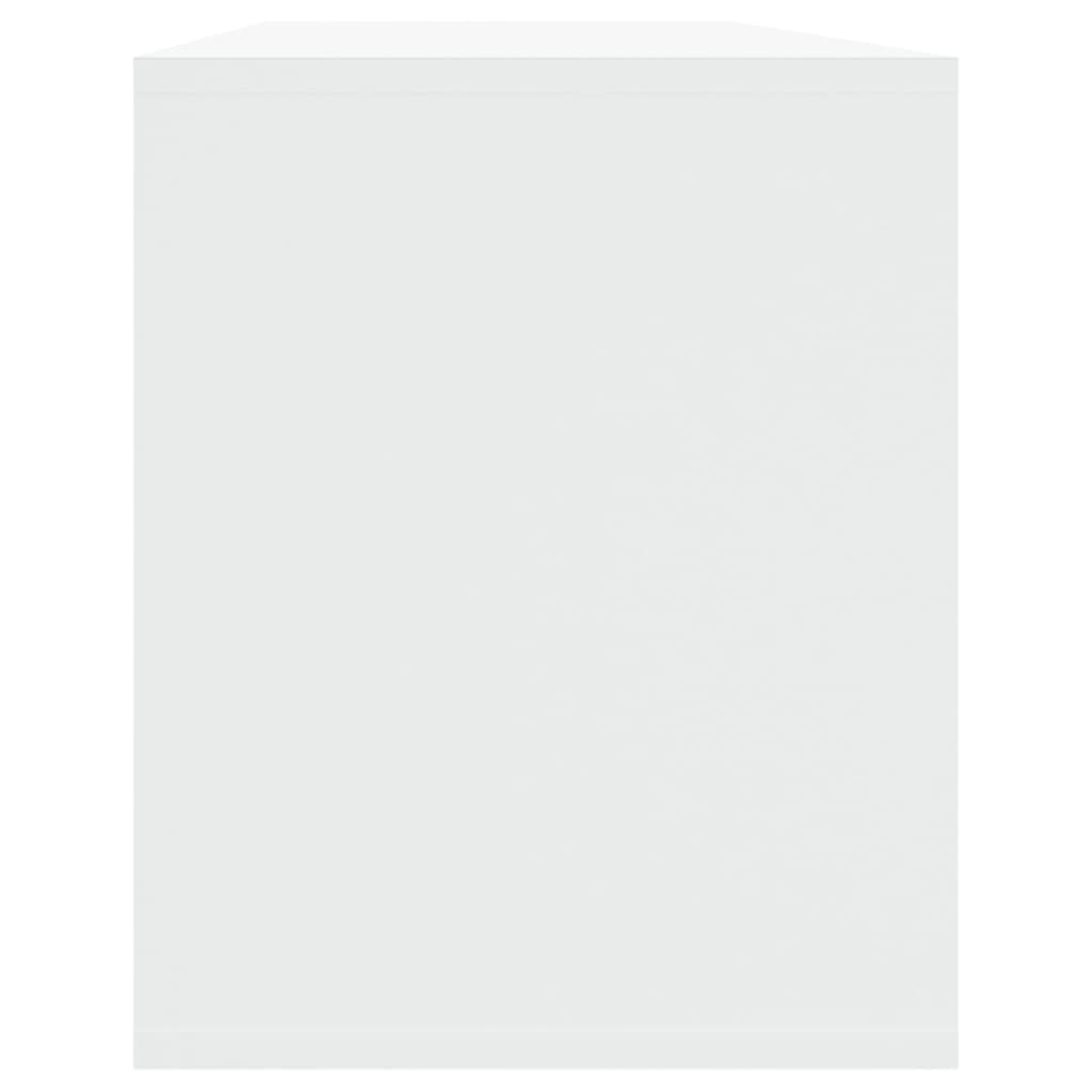 Mobile Porta TV-Mobile per TV-Credenza TV Bianco 130x35x50 cm in Truciolato