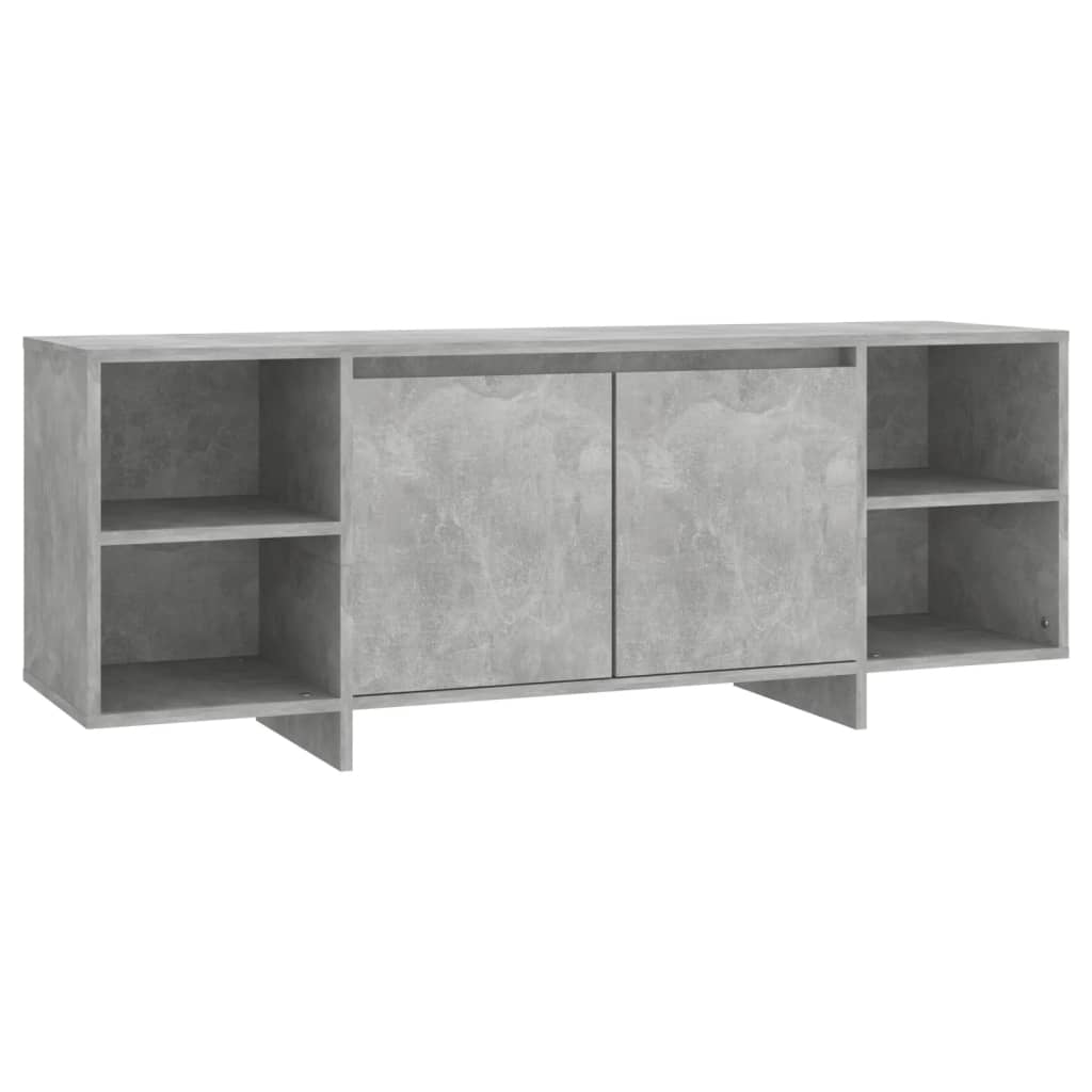 Mobile TV-Credenza TV-Console TV Grigio Cemento 130x35x50 cm in Truciolato