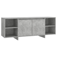 Mobile TV-Credenza TV-Console TV Grigio Cemento 130x35x50 cm in Truciolato