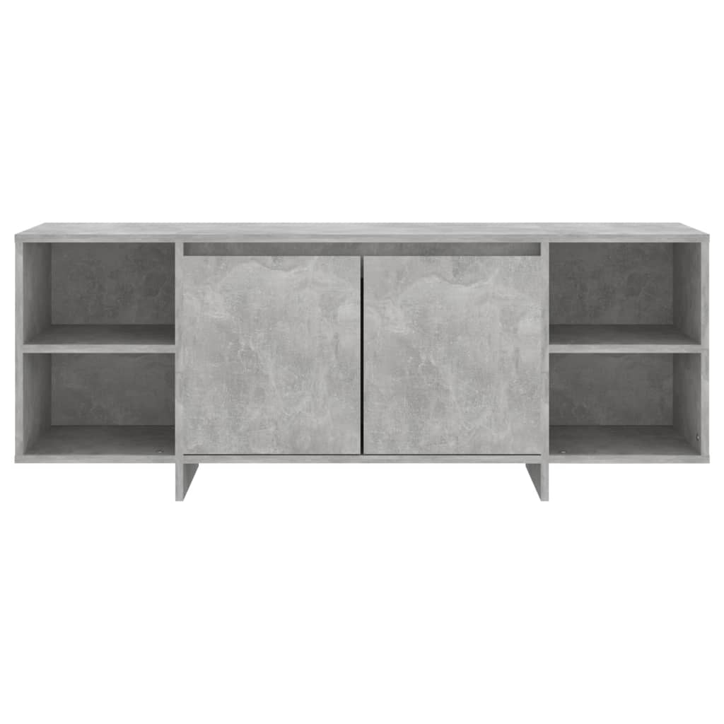Mobile TV-Credenza TV-Console TV Grigio Cemento 130x35x50 cm in Truciolato