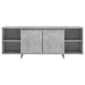 Mobile TV-Credenza TV-Console TV Grigio Cemento 130x35x50 cm in Truciolato