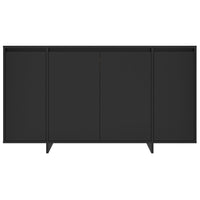 Credenza Nera 135x41x75 cm in Truciolato 809594