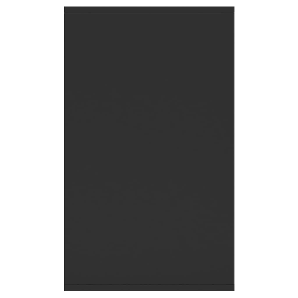 Credenza Nera 135x41x75 cm in Truciolato 809594