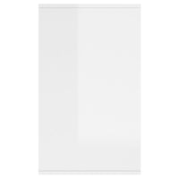 Credenza Bianco Lucido 135x41x75 cm in Truciolato 809599