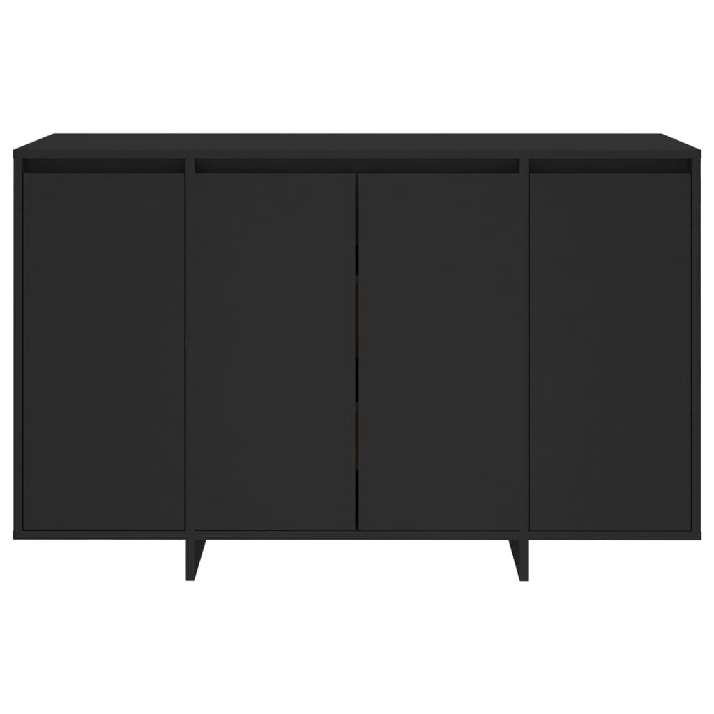 Credenza Nera 120x41x75 cm in Truciolato 809603