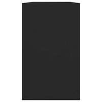 Credenza Nera 120x41x75 cm in Truciolato 809603