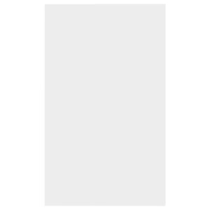 Credenza con 3 Cassetti Bianca 120x41x75 cm in Truciolato 809611