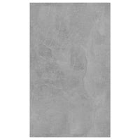 Credenza con 3 Cassetti Grigio Cemento 120x41x75 cm Truciolato 809615