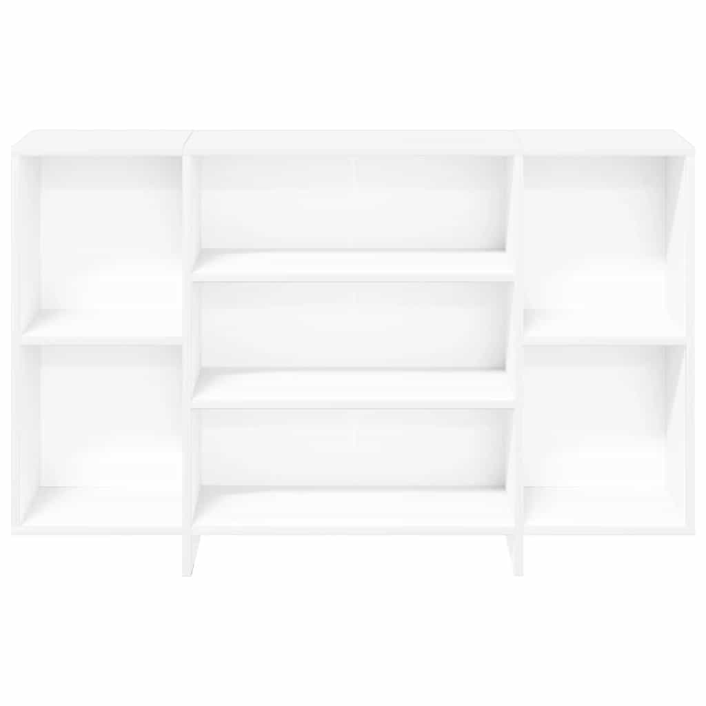 Credenza-Buffet-Armadio da cucina Bianca 120x30x75 cm in Legno Multistrato