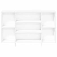 Credenza-Buffet-Armadio da cucina Bianca 120x30x75 cm in Legno Multistrato