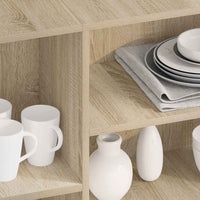 Credenza-Buffet-Armadio da cucina Rovere Sonoma 120x30x75 cm in Truciolato