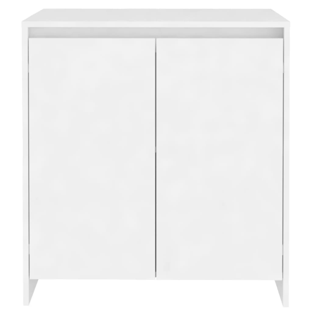 Credenza-Buffet-Armadio da cucina Bianca 70x41x75 cm in Legno Multistrato