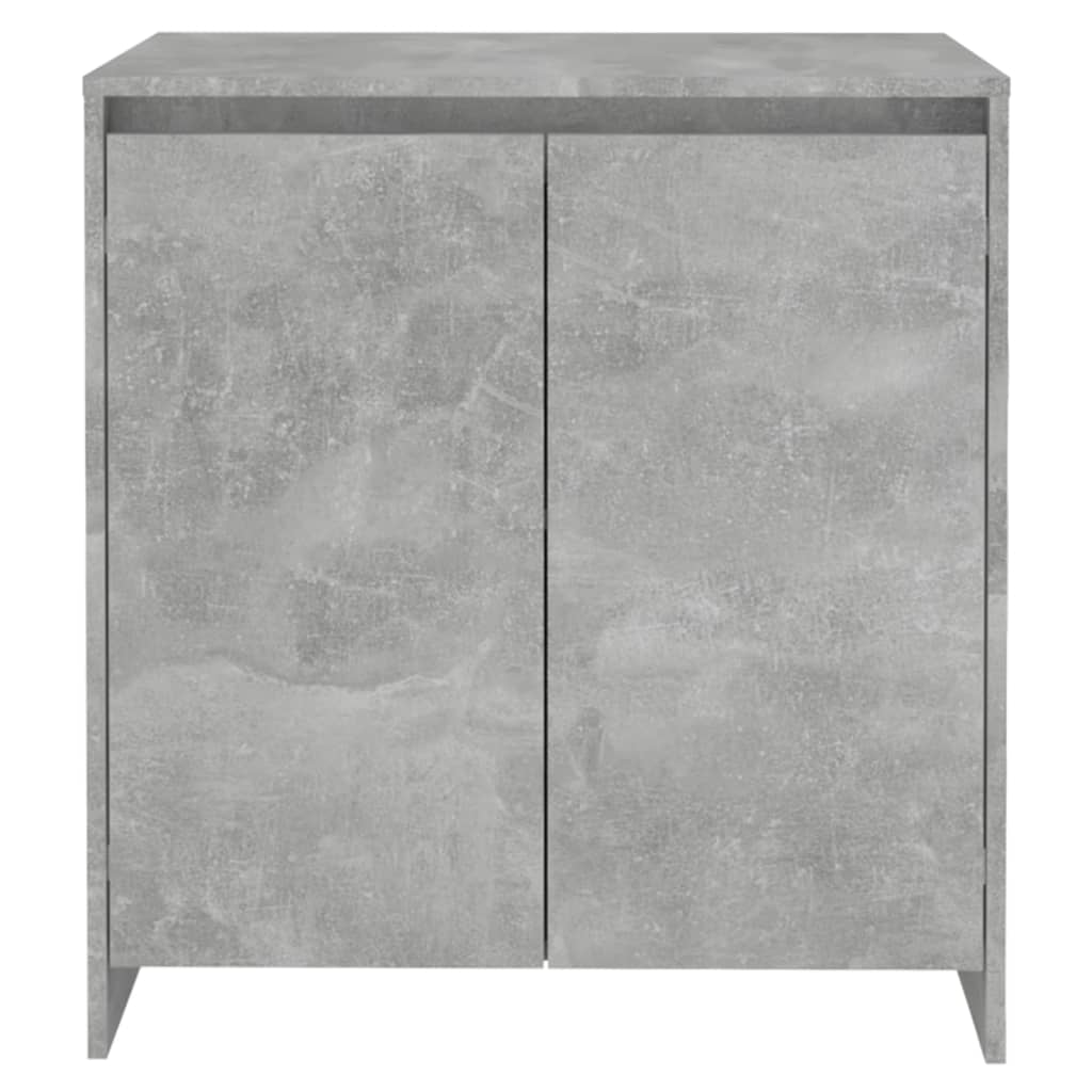 Credenza-Buffet-Armadio da cucina Grigio Cemento 70x41x75 cm in Legno Multistrato