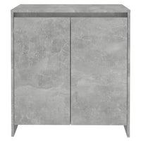 Credenza-Buffet-Armadio da cucina Grigio Cemento 70x41x75 cm in Legno Multistrato