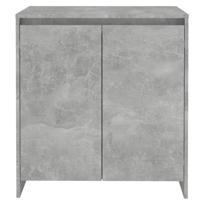 Credenza-Buffet-Armadio da cucina Grigio Cemento 70x41x75 cm in Legno Multistrato