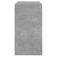 Credenza Grigio Cemento 70x41x75 cm in Legno Multistrato 809741