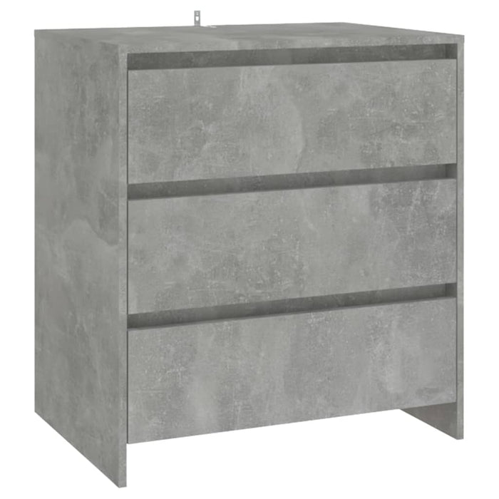 Credenza-Buffet-Armadio da cucina Grigio Cemento 70x41x75 cm in Truciolato 405285