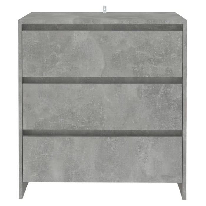 Credenza Grigio Cemento 70x41x75 cm in Truciolato 809750