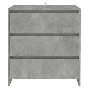 Credenza-Buffet-Armadio da cucina Grigio Cemento 70x41x75 cm in Truciolato 405285